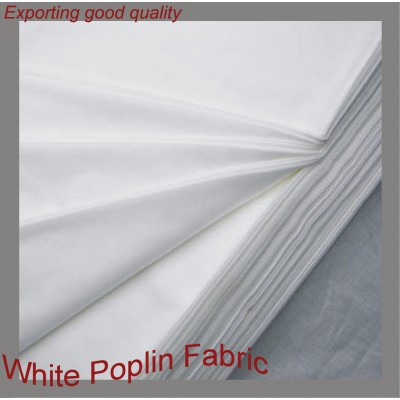 T/C white poplin